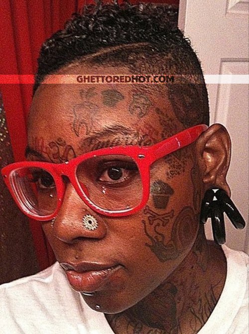 Lil Wayne and Baby are going to have to step up their face tattoo game if 