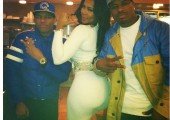 Deelishis with her little brother