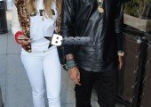 TI, Tiny, Ciara and Future exit Crustacean's restaurant in Beverly Hills