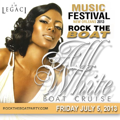 New Orleans Essence Music Festival All White Boat Ride Party