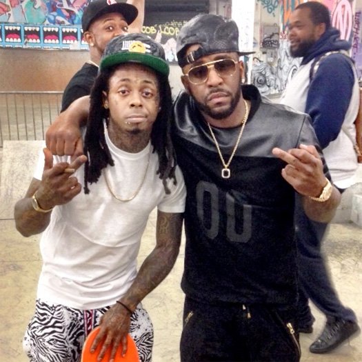 rocko-lil-wayne-good-video-shoot