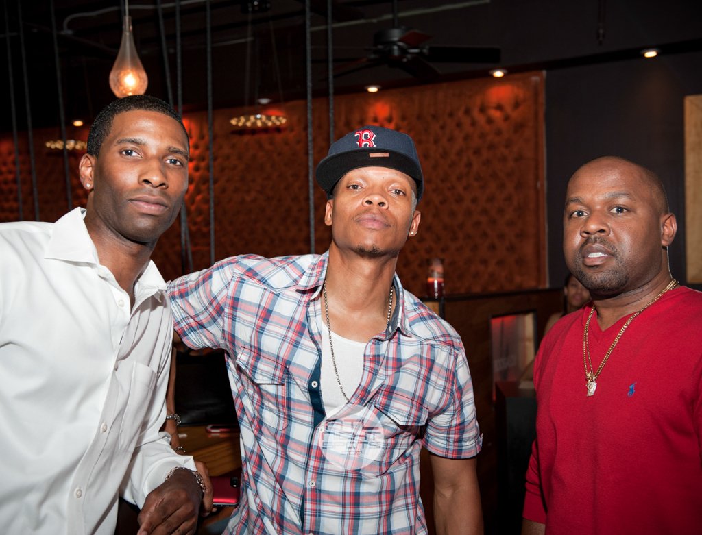Ronnie+Devoe+and+Shamari+Fears Ronnie Devoe Parties In Boogalou Thursday (Pictures)