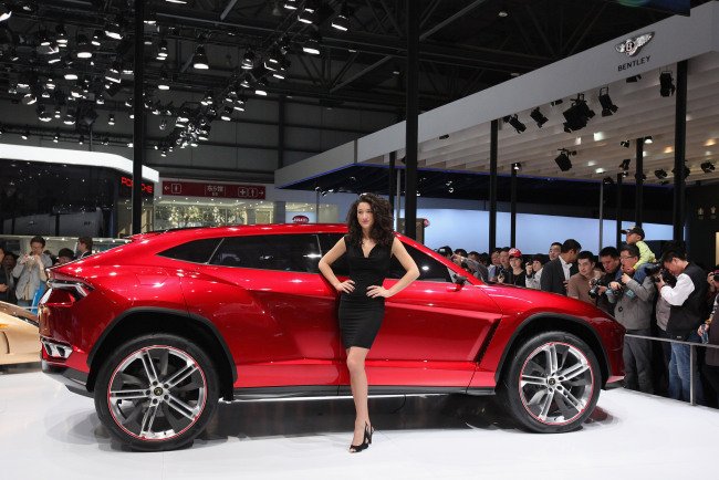 BEIJING, CHINA - APRIL 25: The Lamborghini SpA Urus sport-utility concept vehicle is seen during the 2012 Beijing International Automotive Exhibition at China International Exhibition Center on April 25, 2012 in Beijing, China. More than 2,000 automotive enterprises from 14 countries and regions participated in the 2012 Beijing International Automotive Exhibition from April 23 to May 2. (Photo by Feng Li/Getty Images)