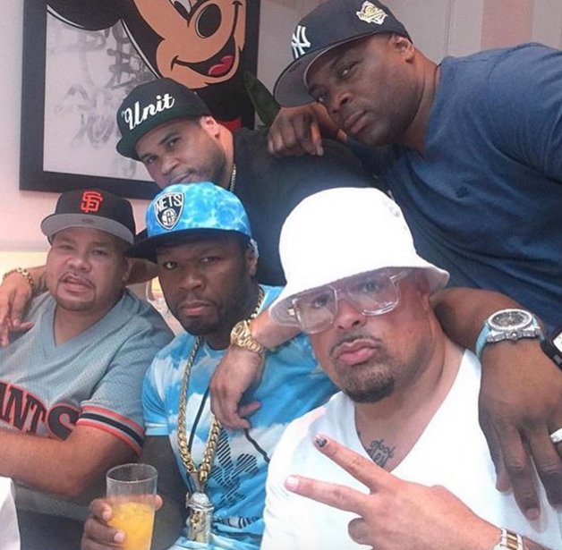 50 cent and Fat Joe hanging out in Miami Atlnightspots