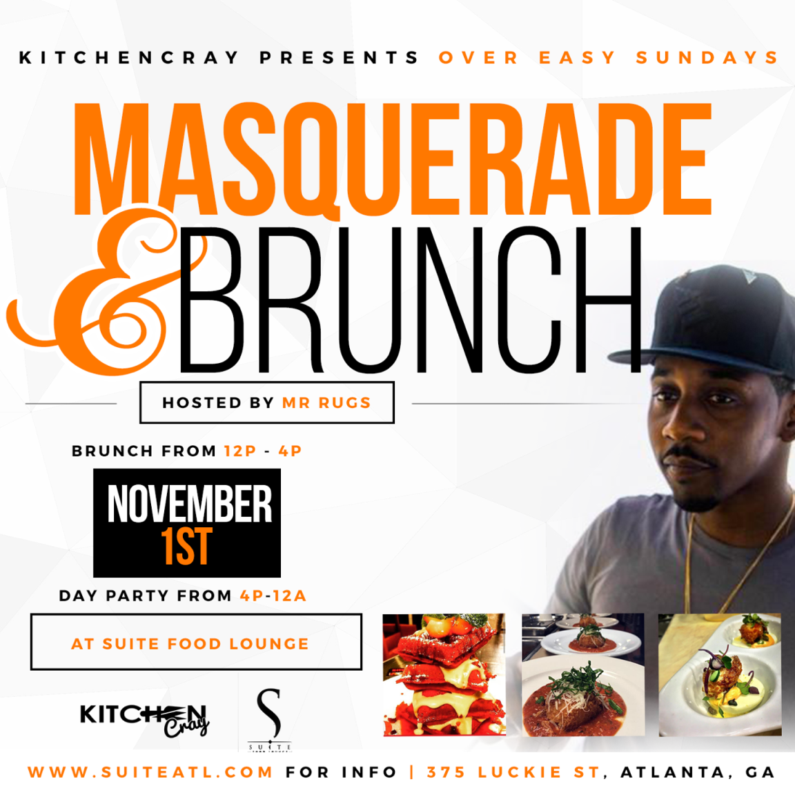Over Easy Sundays Masquerade & Brunch Hosted By Mr Rugs at SUITE LOUNGE