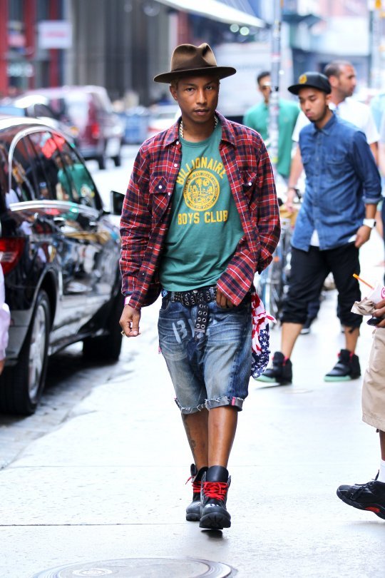 Pin by Beatpie on Handsome | Pharrell williams, Mens street style, Pharrell
