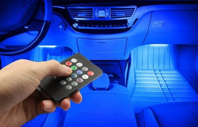 Car With LED Lighting