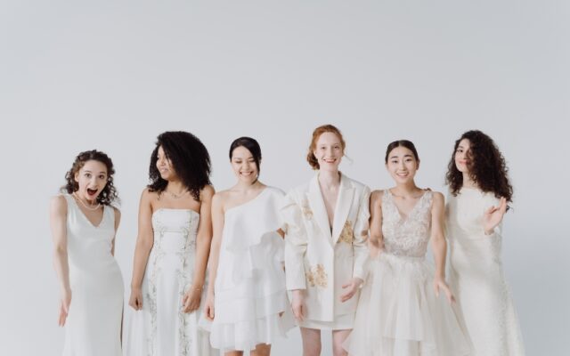 girls in white dresses