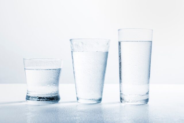 water glasses